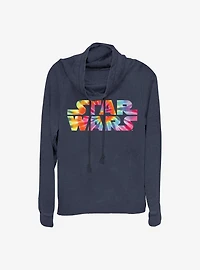 Star Wars Tie-Dye For Cowlneck Long-Sleeve Girls Top