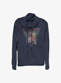 Star Wars Triangle Cowlneck Long-Sleeve Girls Top