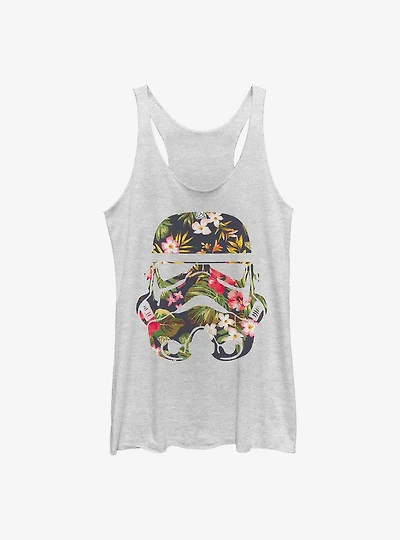 Star Wars Storm Trooper Flowers Girls Tank Top