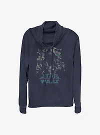 Star Wars: The Force Awakens Poster Cowlneck Long-Sleeve Girls Top
