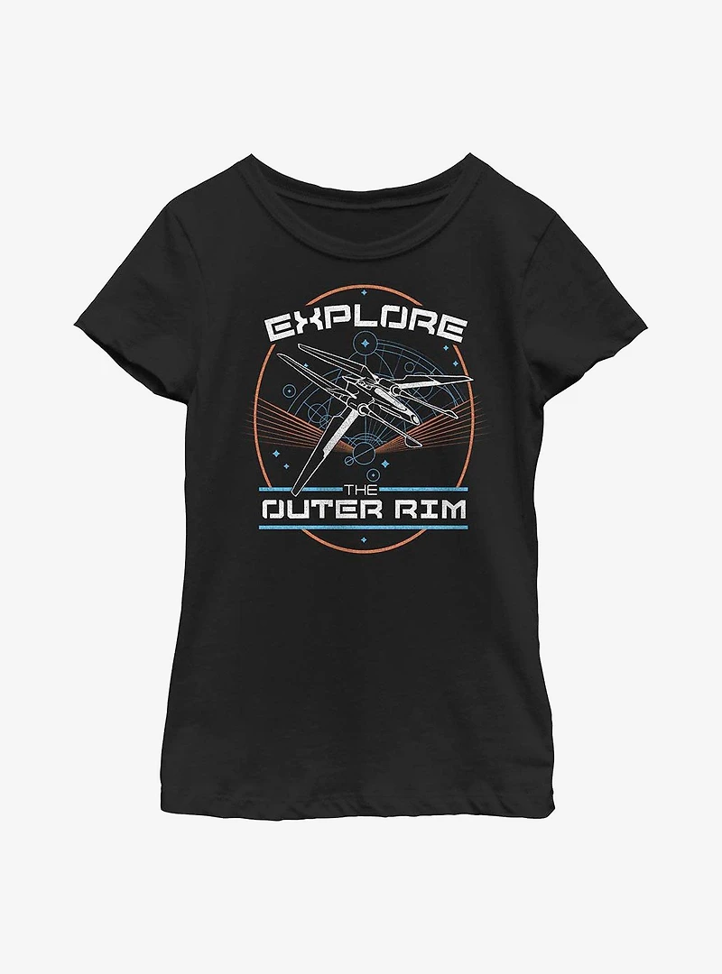 Star Wars: The High Republic Explore Outer Rim Youth Girls T-Shirt