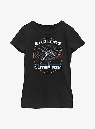 Star Wars: The High Republic Explore Outer Rim Youth Girls T-Shirt