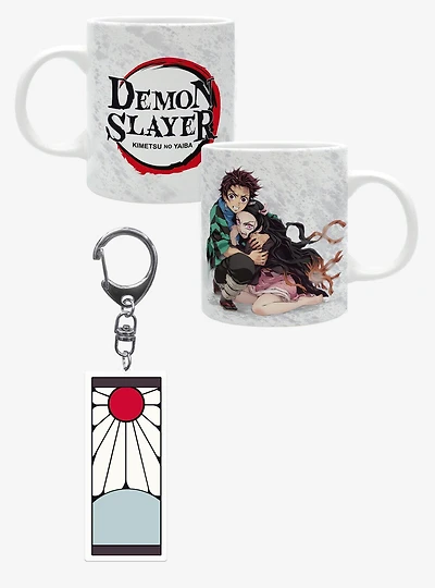 Demon Slayer: Kimetsu No Yaiba Mug & Keychain Set