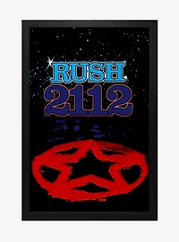 Rush 2112 Framed Wood Wall Art