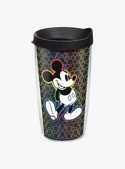 Disney Mickey and Minnie Rainbow 16oz Classic Tumbler With Lid