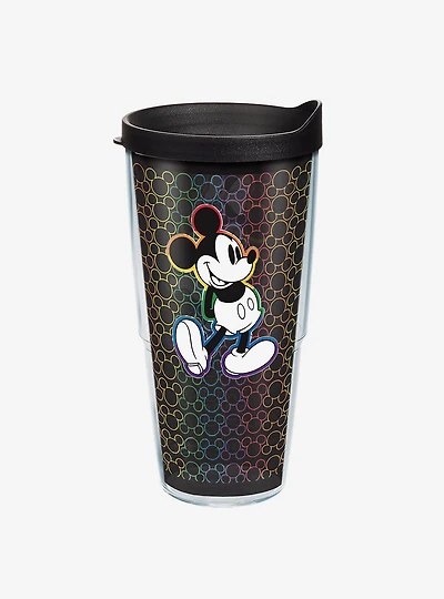 Disney Mickey and Minnie Rainbow 24oz Classic Tumbler With Lid