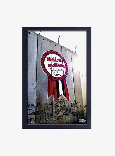 Banksy Nothing Lasts Forever Framed Wood Wall Art