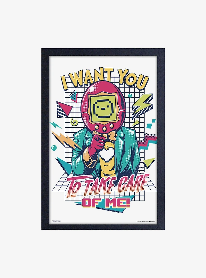 Illustrata Samagotchi Framed Wood Wall Art