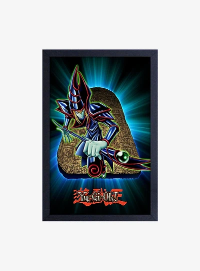 Yu-Gi-Oh Dark Magician Framed Wood Wall Art