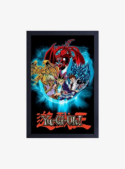 Yu-Gi-Oh S2 Group Framed Wood Wall Art