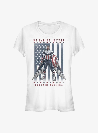 Marvel The Falcon And Winter Soldier Do Better Girls T-Shirt