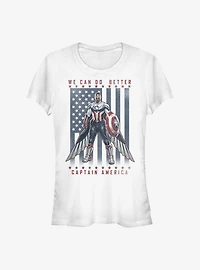 Marvel The Falcon And Winter Soldier Do Better Girls T-Shirt