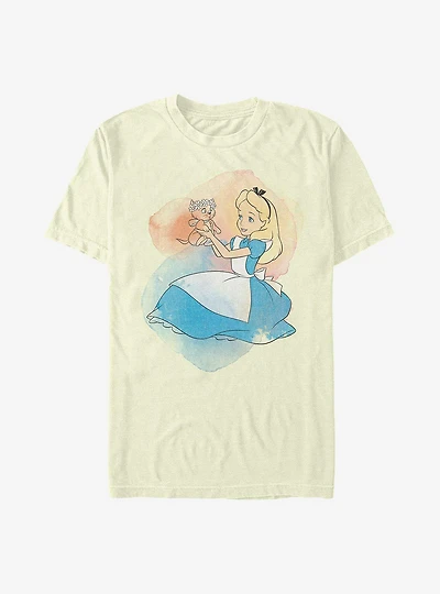 Disney Alice Wonderland Watercolor T-Shirt