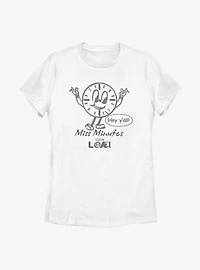 Marvel Loki Hey Miss Minutes Womens T-Shirt