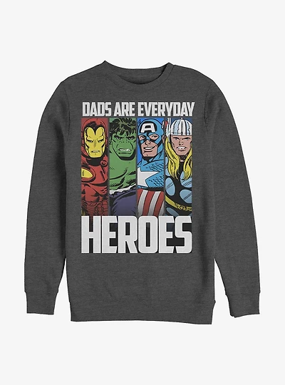 Marvel Avengers Everyday Hero Dad Crew Sweatshirt