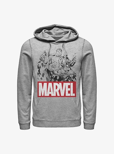 Marvel Avengers Group Hoodie