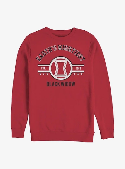 Marvel Black Widow Mighty Crew Sweatshirt