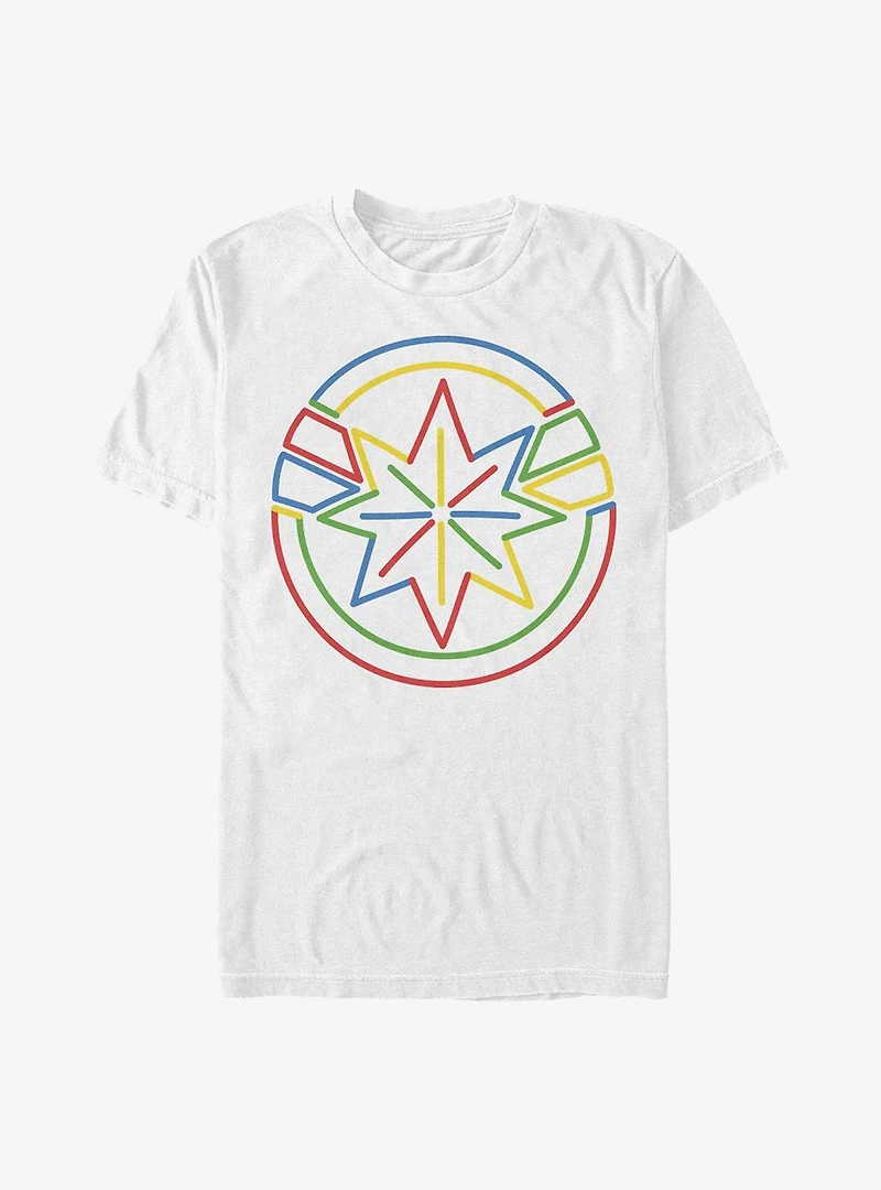 Marvel Captain Cap Marv Colors T-Shirt
