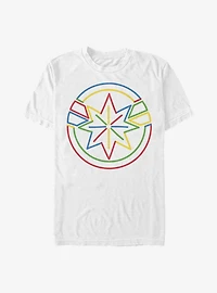 Marvel Captain Cap Marv Colors T-Shirt