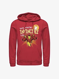 Marvel Iron Man Dad Invincible Like Hoodie
