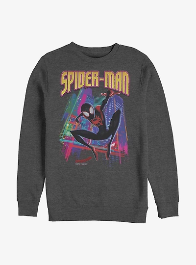 Marvel Spider-Man Tower Hero Crew Sweatshirt