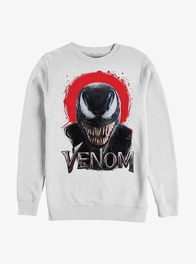 Marvel Venom Red Frame Crew Sweatshirt