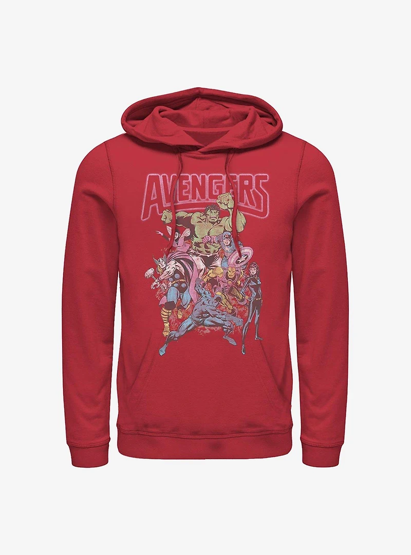 Marvel Avengers Band Tee Hoodie
