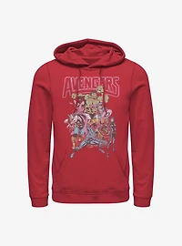 Marvel Avengers Band Tee Hoodie