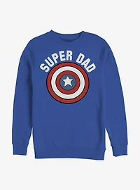 Marvel Captain America Super Dad Crew Sweatshirt