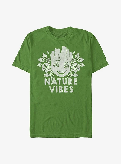 Marvel Guardians Of The Galaxy Groot Nature Vibes T-Shirt