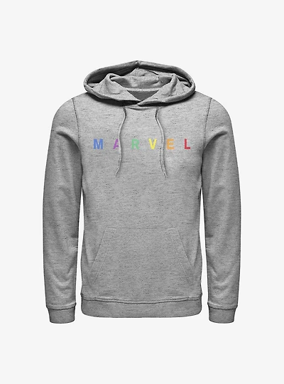 Marvel Simple Rainbow Logo Hoodie