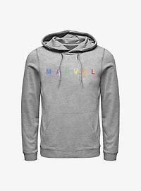 Marvel Simple Rainbow Logo Hoodie