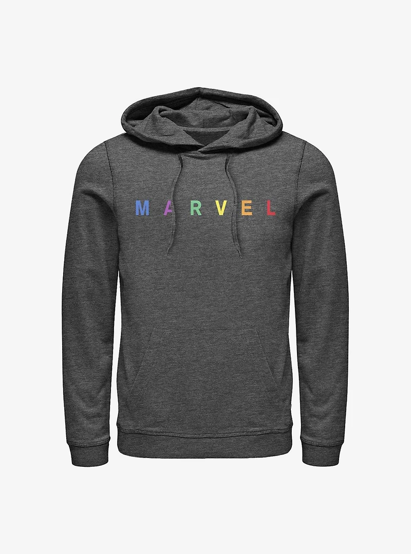 Marvel Simple Rainbow Logo Hoodie