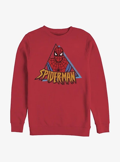 Marvel Spider-Man Triangle Crew Sweatshirt