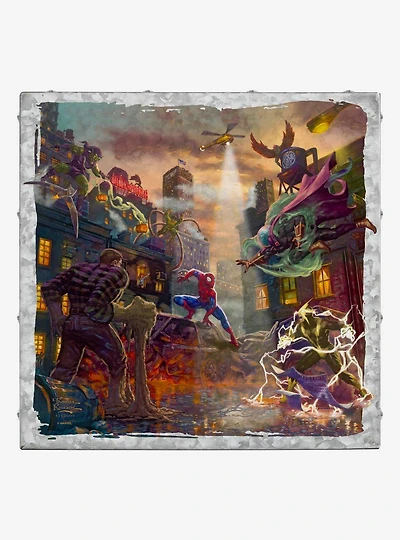 Marvel Spider-Man vs. the Sinister Six 14" x 14" Metal Box Art
