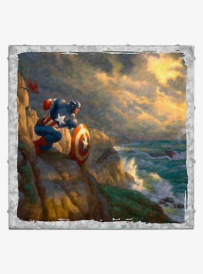 Captain America - Sentinel of Liberty - 14" x 14" Metal Box Art