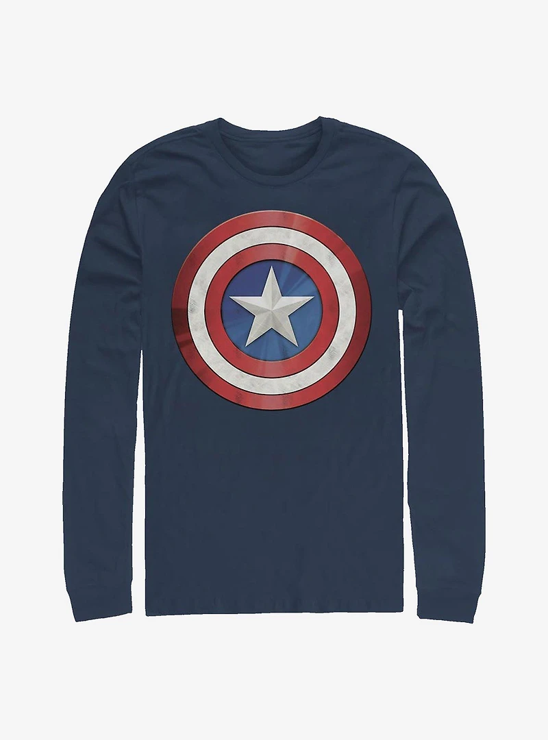 Marvel Captain America Shield Long-Sleeve T-Shirt