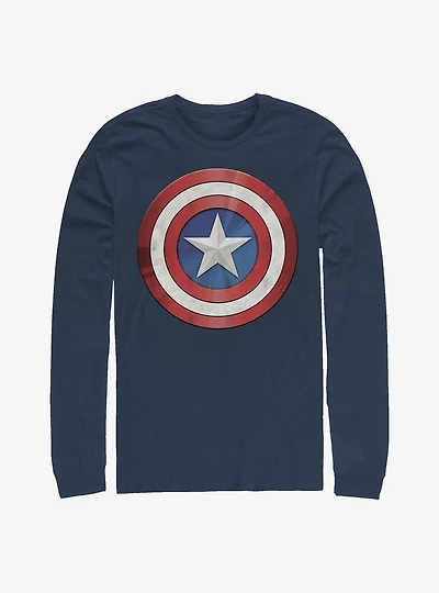 Marvel Captain America Shield Long-Sleeve T-Shirt