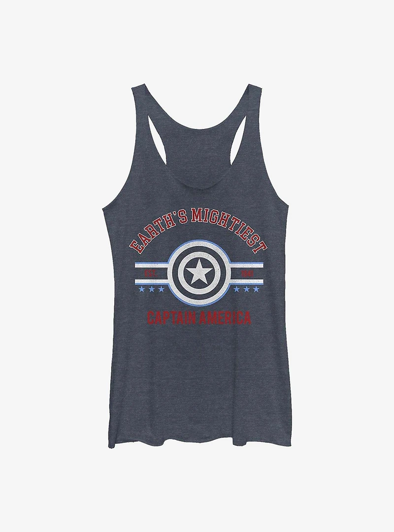 Marvel Captain America Mighty Cap Womens Tank Top