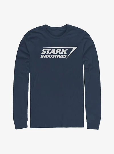 Marvel Iron Man Stark Logo Long-Sleeve T-Shirt