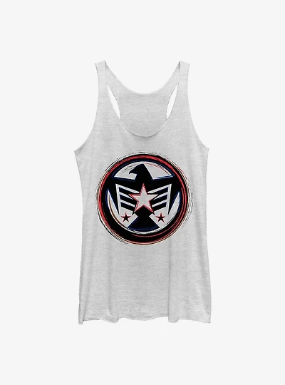 Marvel Falcon America Symbol Womens Tank Top