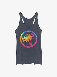 Marvel Thor Tie Dye Womens Tank Tops