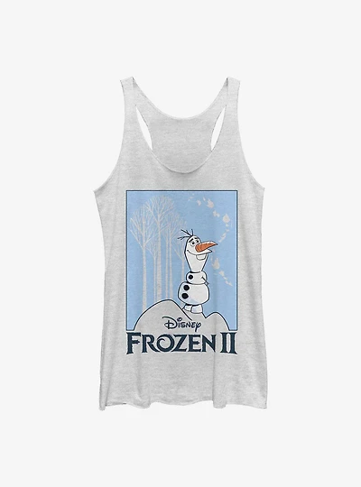 Disney Frozen 2 Olaf Cut Out Womens Tank Top