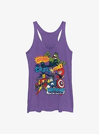 Marvel Avengers Sound Effects Womens Tank Top