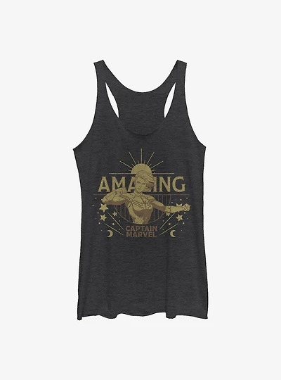 Marvel Captain Retro Comic Womens Tank Top