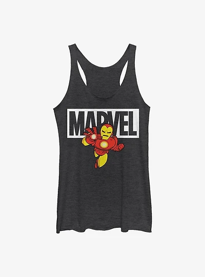 Marvel Iron Man Brick Womens Tank Top