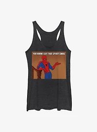 Marvel Spider-Man Spidey Swag Womens Tank Top