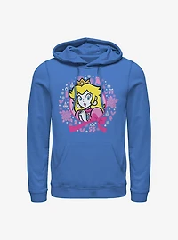 Nintendo Mario Peach Holiday Wreath Hoodie
