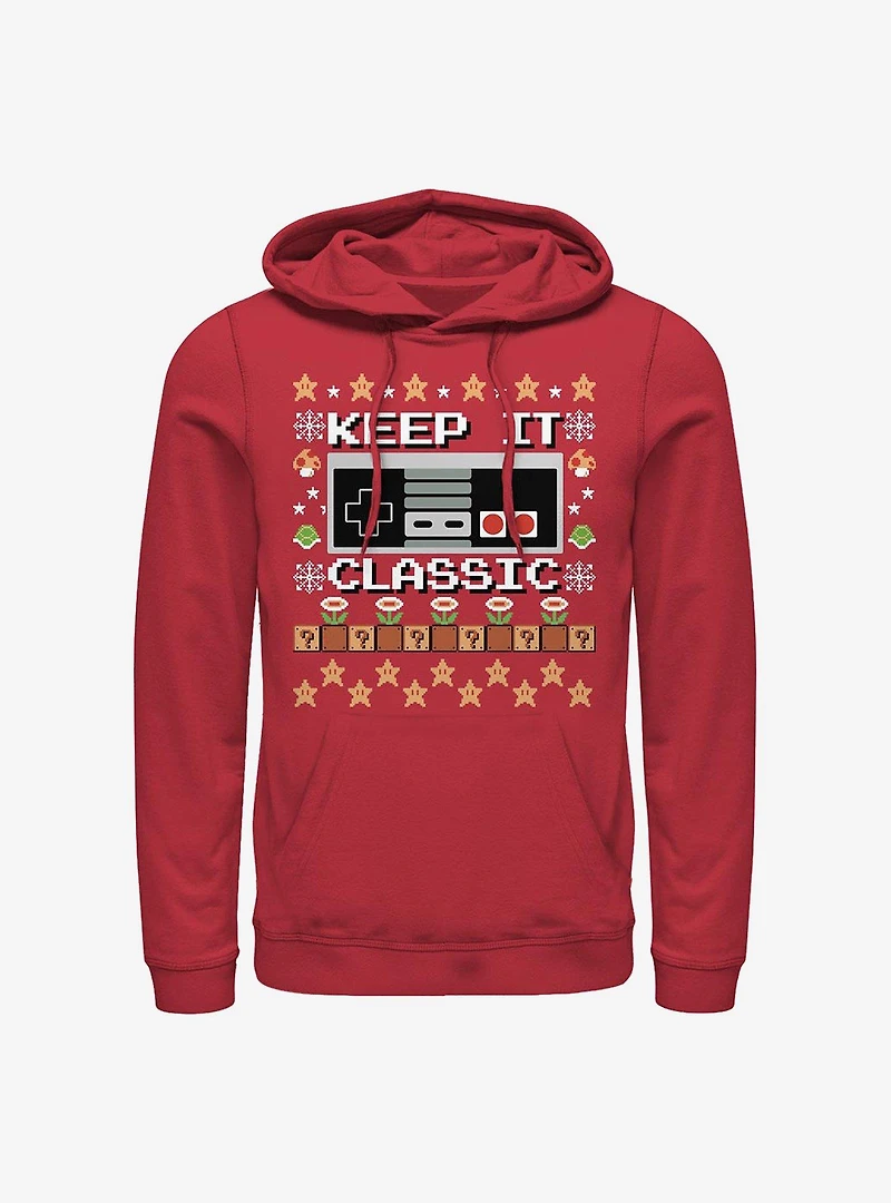 Nintendo Ugly Holiday Controller Hoodie