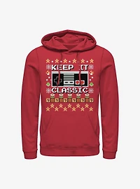 Nintendo Ugly Holiday Controller Hoodie